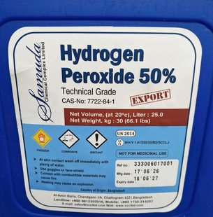 Hydrogen Peroxide - H2O2 90%- Oxy Già
